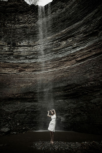 Photograph Ian Ross Pettigrew Waterfall on One Eyeland